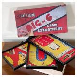GOTHAM BIG-6 GAME ASSORTMENT | In original box (shows wear consistent with age) and includes the 3 d