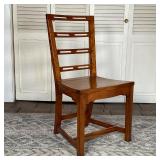LEOPOLD STICKLEY CHAIR | Branded "77" and "Stickley Fayetteville Syracuse", original labels on botto