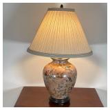 PORCELAIN TABLE LAMP | By "Oriental Accent since 1880," having Chinoiserie penwork style decoration 