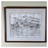 IOS IN THE CYCLADES PRINT | Inscribed "State 2 Print 4; "Ios - in the Cyclades"; 10/12/73 Connie"; f