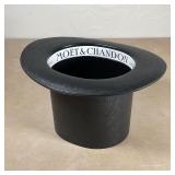 MOET & CHANDON ICE BUCKET | Made in France, formed plastic top hat ice bucket, in excellent conditio