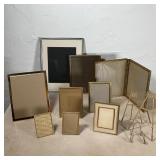 GROUP BRASS & OTHER FRAMES | Brass and other metal frames of varying sizes and shapes, most with eas