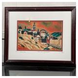 JUDAICA LITHOGRAPH | Titled "Talit Over Jursealeum", ed. 302/500, signed lower left; overall 13 x 16