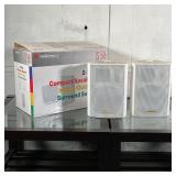 PAIR AUDIOSOURCE SPEAKERS | AudioSource indoor/outdoor speakers, Model LS545 