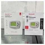 (2pc) HONEYWELL THERMOSTATS | Two WiFi thermostats, new in box! Both model RTH6580WF, one sealed 