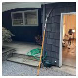 FISKARS POLE SAW | Tree pruner, long orange pole handle 