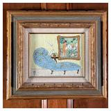 JUDY HENN OIL on BOARD | "It Feels Like Summer", titled and dated 2006 on verso, original oil painti