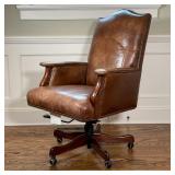LEATHER DESK CHAIR | By Seven Seas Seating, executive