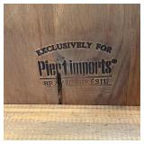 PIER 1 COMPUTER DESK & CHAIR | Pier 1 Imports, Brazilian wood with fold out computer drawer / keyboa