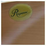 RAGAZZI VANITY CONSOLE | Vanity table with four drawers flanking a central cabinet door over two dra