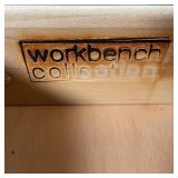 SINGLE DRAWER SIDE TABLE | Wood end table, Mission style, by Work Bench Collection; h. 24 x w. 24 x 