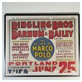 RINGLING BROS AND BARNUM & BAILEY POSTER | The Return of Marco Polo