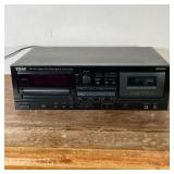 TEAC CD & CASSETTE PLAYER | AD-500 Compact Disc Player / Reverse Cassette Deck, "Class 1 Laser Produ