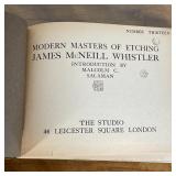 Modern Masters of Etching including no. 13 James Abbott McNeill Whistler