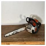 STIHL CHAINSAW | In a hardshell carrying case [untested]; overall approx. l. 35 in. 