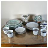 GROUP MISC. CHINA | Including a set of Western Germany Bavaria tea cups, saucers, plates, open cream