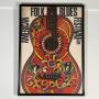 1967 AMERICAN FOLK BLUES POSTER | "Lippmann + Rau present the Original American Folk Blues Festival"