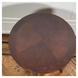 COOPER / PEARSON SIDE TABLE | Round "Ribbon" side table with David Edward label to underside