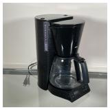 BRAUN COFFEE MAKER | 12 cup black coffee machine, with temperature and other settings [untested]; h.