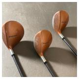 (3pc) TAYLOR MADE GOLF CLUBS | Including a Burner Attack on TaylorMade R-80 Plus Bubble shafts, plus