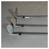 (3pc) GOLF WEDGES | Including a Ping Tour-W 56 on a Rifle Precision shaft, a Callway Forged 58 on a 