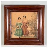 ANTIQUE UPHOLSTERED WINGCHAIR | 40 x 31 x 36 in. 