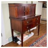 SECRETARY DESK | Tambour doors; 43-1/2 x 36 x 18-1/2 in. 