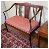 INLAID SETTEE | 35 x 39 x 23 in. 