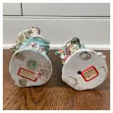 PAIR STAFFORDSHIRE FIGURES | Marked "Chelsea" including a man and woman, each h. 8-1/2 in. 