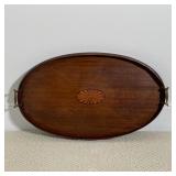 ENGLISH REGENCY TRAY | With inlaid decoration; 25 x 15 in. 