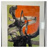 SAMUEL SUGAR (20th Century) | Abstract Composition, mixed media on paper, signed on the mat "Sugar"