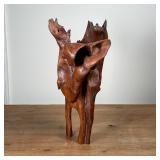 WOOD ROOT SCULPTURE | h. 14 x 7 x 9 in. 
