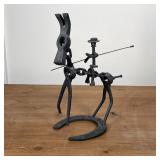 HORSESHOE DON QUIXOTE SCULPTURE | Purchased by current owner c. 1967 comprised of chain, bolts...