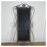 METAL FRAME WALL MIRROR | h. 24 x 13 in. 