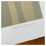 ROBERT WATERMAN (20th Century) | "Forest Sun" | color silkscreen, artists proof, pencil signed and t