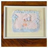 KIM VICTORIA KETTLER (20th Century | "Keepsake"  | mixed media collage of hand-made paper, signed