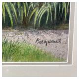 JANICE BARAGWANATH WATERCOLOR | Signed "Baragwanath," framed under glass; overall 22 x 29 in. 
