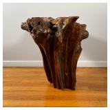 LARGE WOOD ROOT SCULPTURE | red pine, heavy and stable, designed for optional use as table base