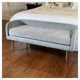 West Elm, manufactured 09/202- barely 1 year old and in excellent condition; h. 23 x w. 52 x d. 19