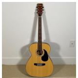 ENCORE ACOUSTIC GUITAR | Six strings, in a fender soft case