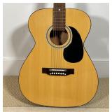 ENCORE ACOUSTIC GUITAR | Six strings, in a fender soft case