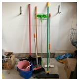 MISC. HOME ITEMS | including a shovel, brooms, pails, etc.
