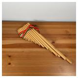 PAN PIPES | Marked "La Paz Bolivia"; l. 19 in.