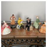 (6pc) ROYAL DOULTON FIGURINES | Including "The Boatman"; "Romance"; "Grace"; "Shore Leave"; "Lambing