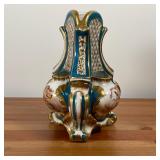 LIMOGES POTPOURRI | with painted scenes; openwork chimney; h. 9 in.