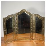 DRESSING MIRROR | tabletop, in three parts; 21-1/2 x 28 in.