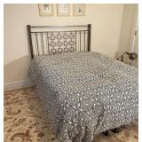 WELDED STEEL HEADBOARD | for a full-sized bed; 50 x 55