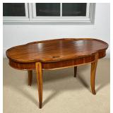 LOW TABLE | extended quatrefoil top