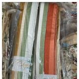 patterns, plus some valences, dry cleaned and stored in plastic sleeves;