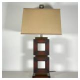 MURRAY FEISS INDEPENDENTS CONTEMPORARY LAMP | Contemporary table lamp by Murray Feiss; Model 9879CBM
